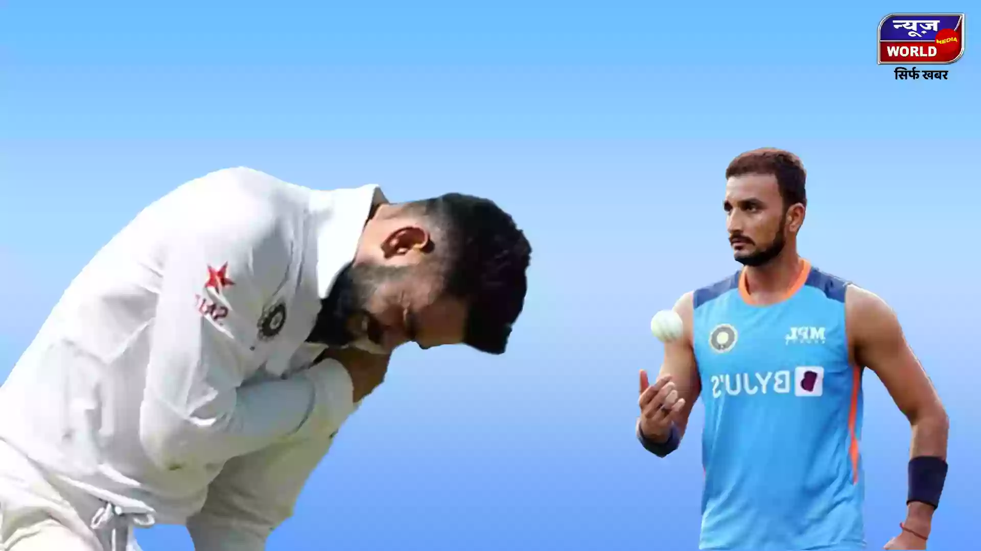 कोहली को इंग्लैंड के खिलाफ सेमीफाइनल से पहले नेट्स में हर्षल की गेंद पर लगी चोट