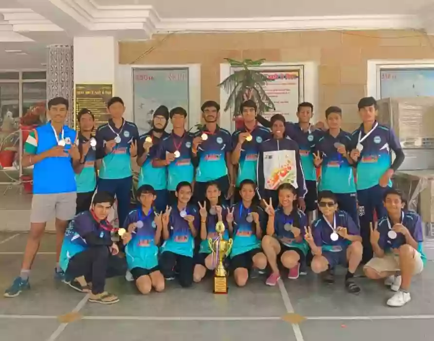 जेएनसीटी के छात्रों ने राष्ट्रीय ड्रॉप रोबॉल में प्रदेश को दिलाया गोल्ड मेडल 